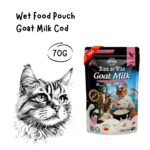 BITE OF WILD Cat Pouch Goat Milk Cod - 70GR