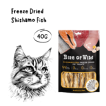 BITE OF WILD Cat Treats Freeze Dried Shishamo Fish - 40GR