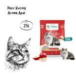 FRONTERA Cat Litter Pasir Kucing Aroma Apel - 25L