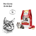 FRONTERA Cat Litter Pasir Kucing Aroma Apel - 5L