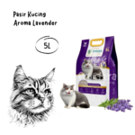 FRONTERA Cat Litter Pasir Kucing Aroma Lavender - 5L