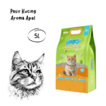 RASTY Cat Litter Pasir Kucing Aroma Apel - 5L