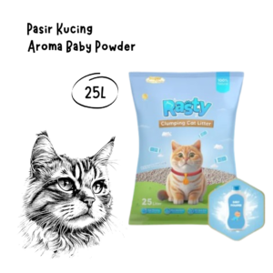 Rasty Cat Litter Aroma Baby Powder 25L