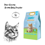 RASTY Cat Litter Pasir Kucing Aroma Baby Powder - 5L
