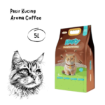 RASTY Cat Litter Pasir Kucing Aroma Kopi - 5L