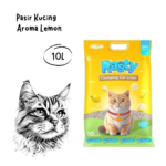 RASTY Cat Litter Pasir Kucing Aroma Lemon - 10L