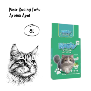 Rasty Cat Litter Tofu Clumb Aroma Apel 8L
