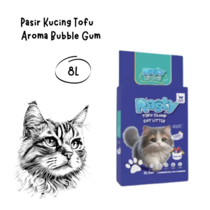 Rasty Cat Litter Tofu Clumb Aroma Bubble Gum 8L