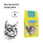 RASTY Cat Litter Pasir Tofu Clump Aroma Lemon - 8L