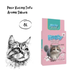RASTY Cat Litter Pasir Tofu Clump Aroma Sakura - 8L