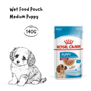 Royal Canin Dog Pouch Medium Puppy 140gr