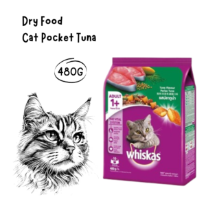 Whiskas Cat Pocket Tuna 480gr