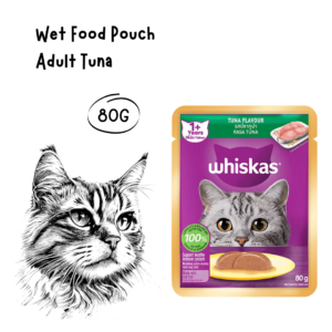 Whiskas Cat Pouch Adult Tuna 80gr
